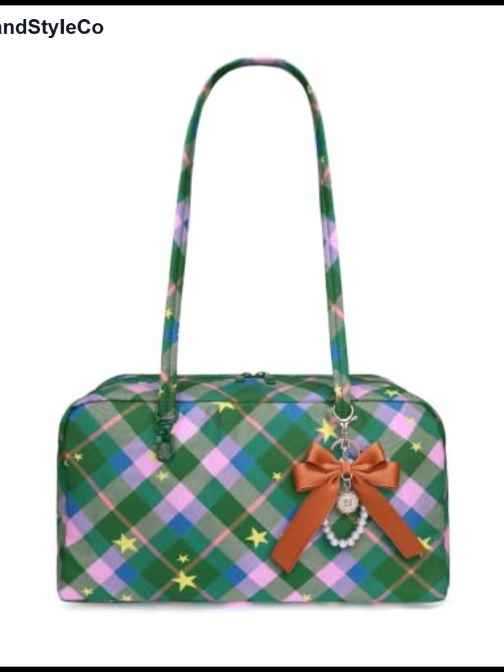 Soft Nylon Bowler Bag Large Tote Hobo Shoulder Purse Travel Women Zip